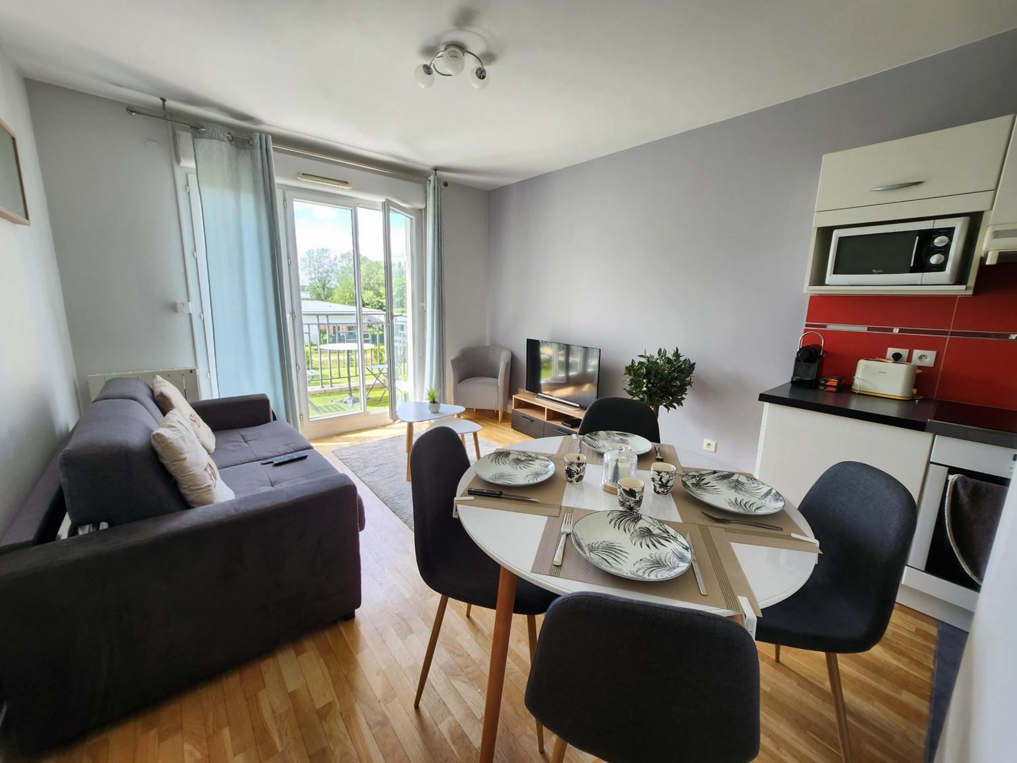 Appartement, Balcon, Parking, 5' Disneyland 몽테브랭 외부 사진
